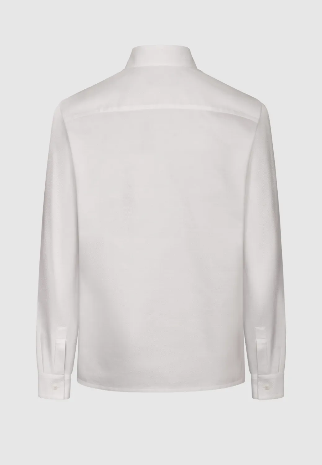 Pierre Talamon col tulipe chemise blanche coton