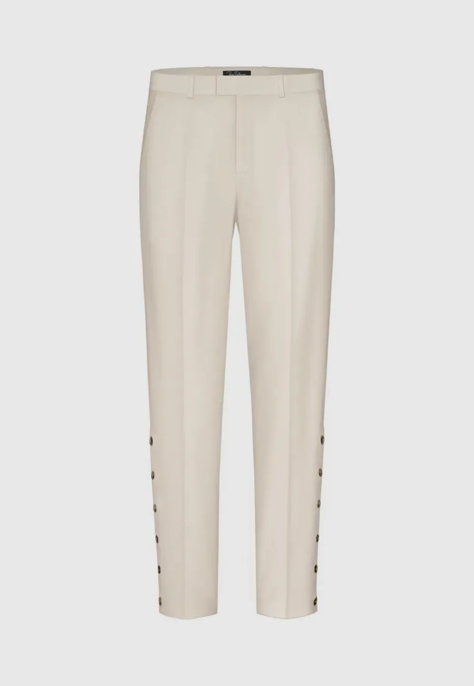 Pierre Talamon pantalon Jump beige coupe droite