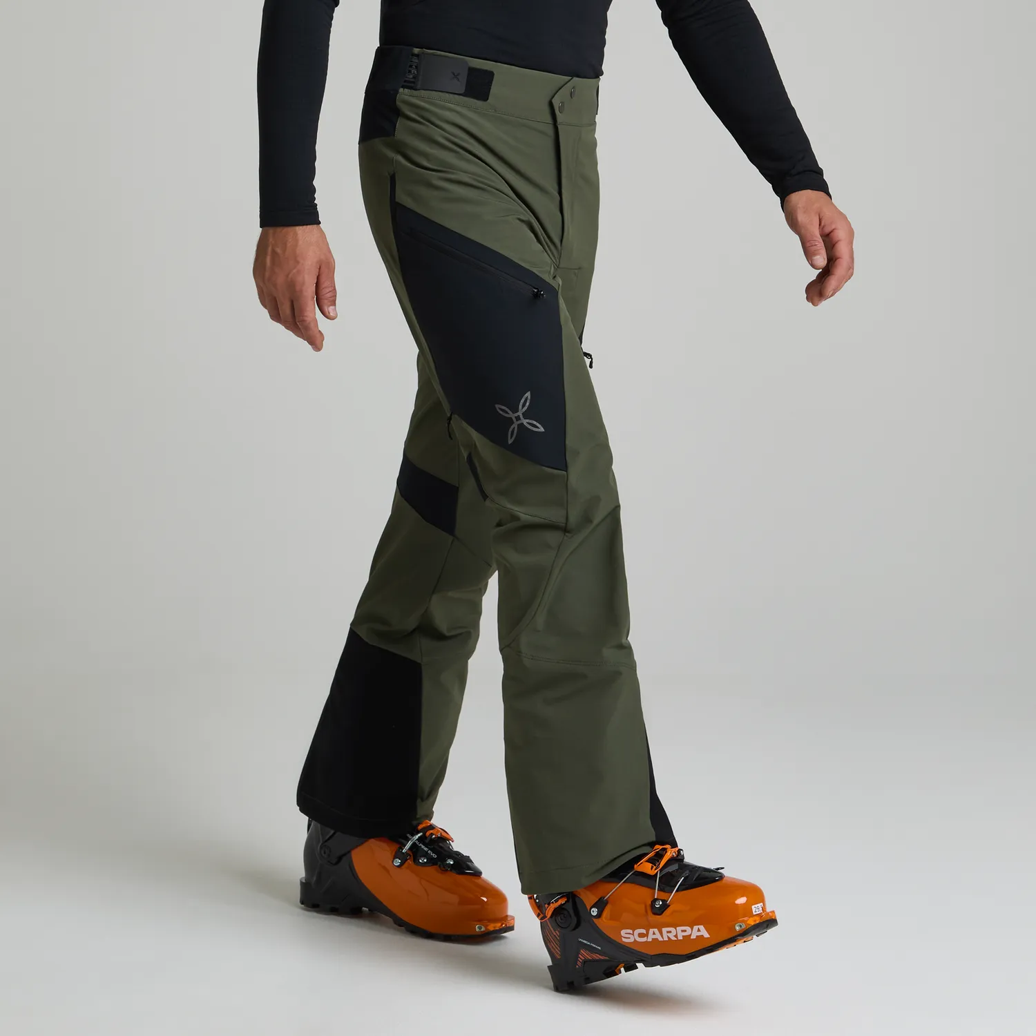 Montura Gita pantalon ski randonnée vert sauge thermique