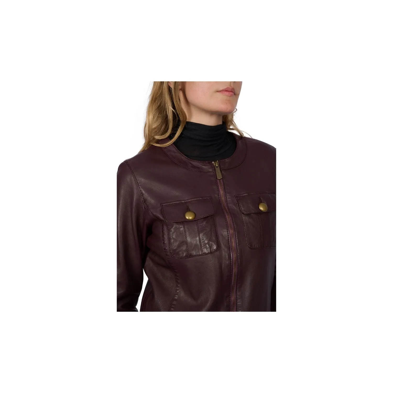 Oakwood Susan 65161 veste cuir porto mouton