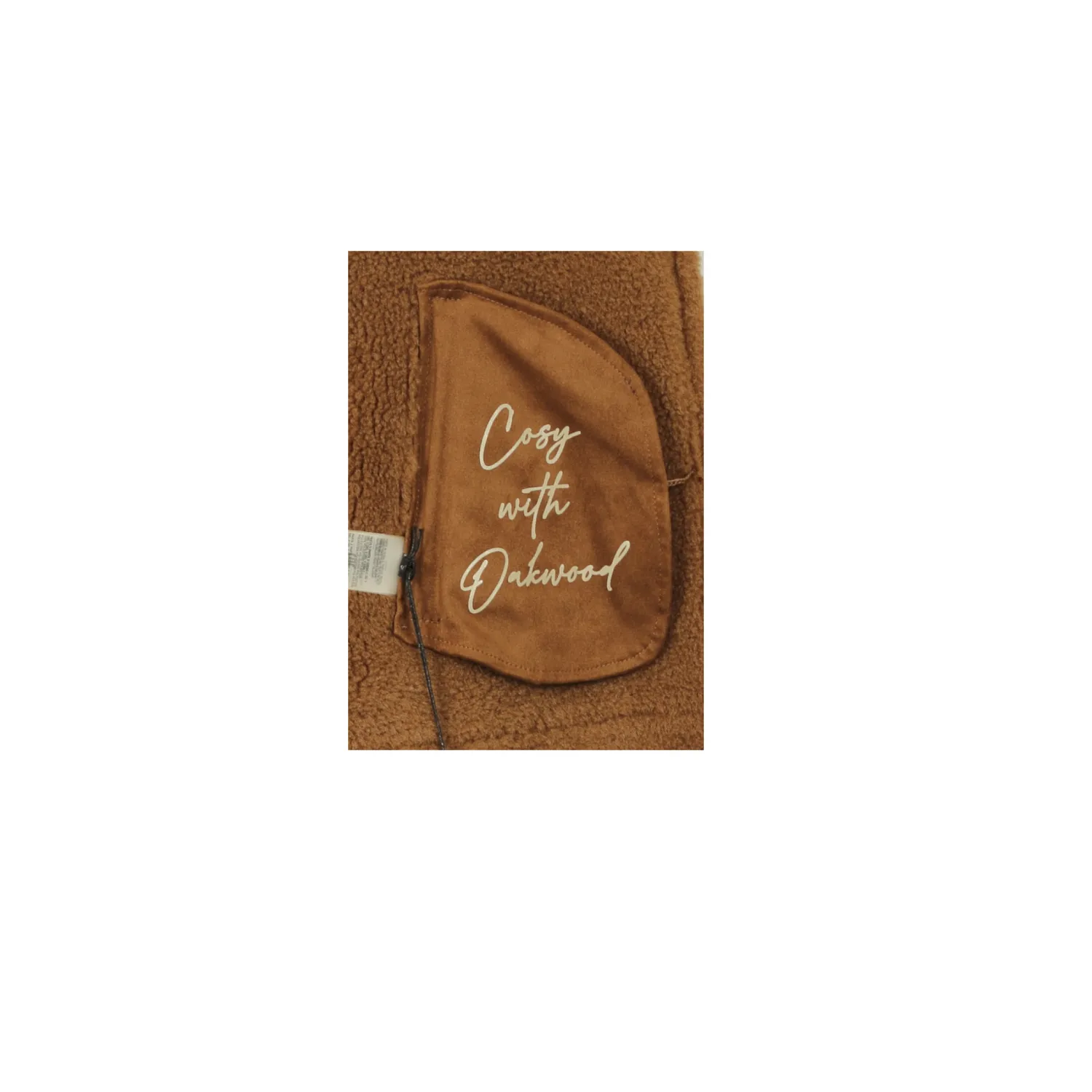 Oakwood Vinci 65256 blouson whisky fausse fourrure