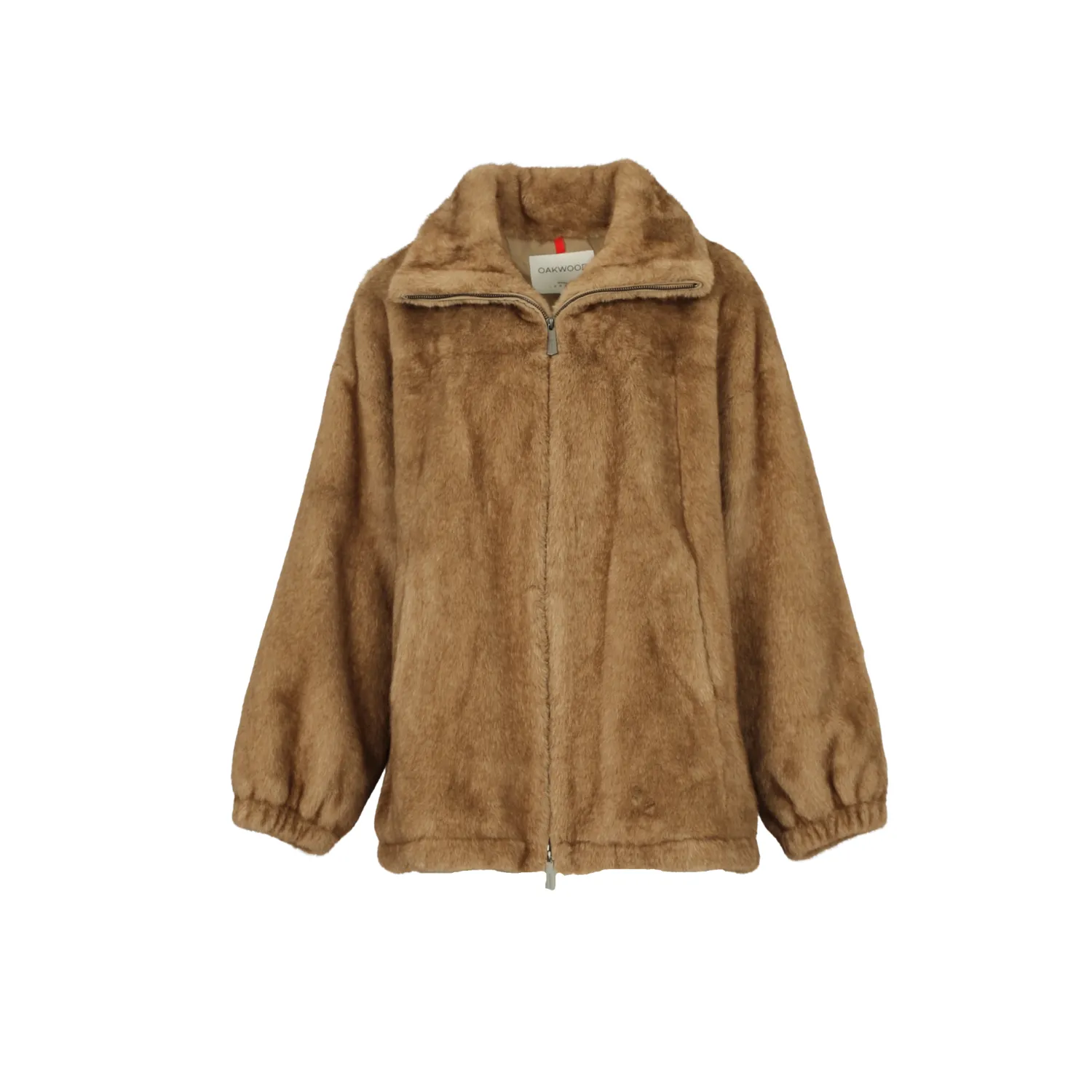 OAKWOOD AGNES 65290 blouson fausse fourrure taupe