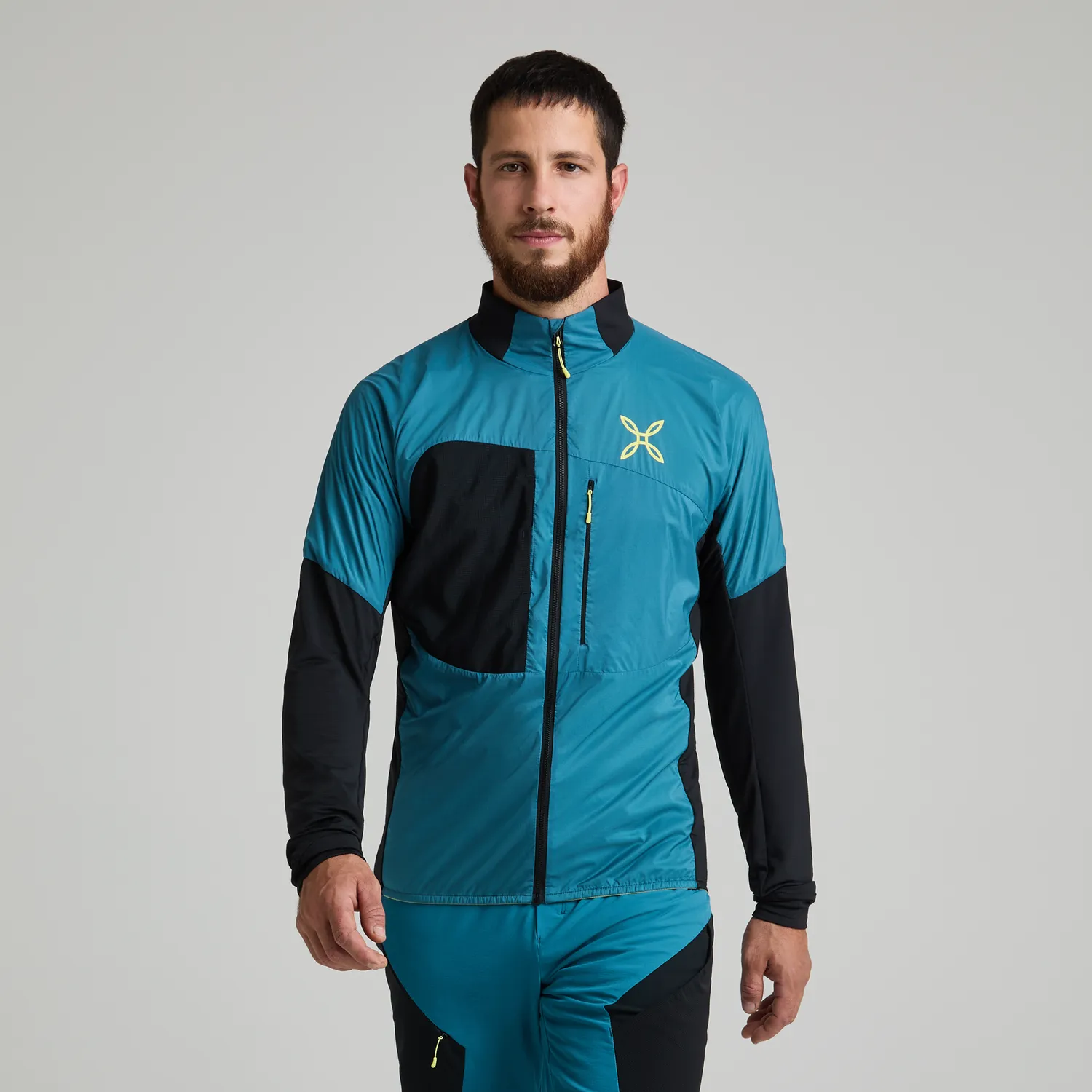 Montura Traccia Octa polaire ski vert sauge coupe-vent