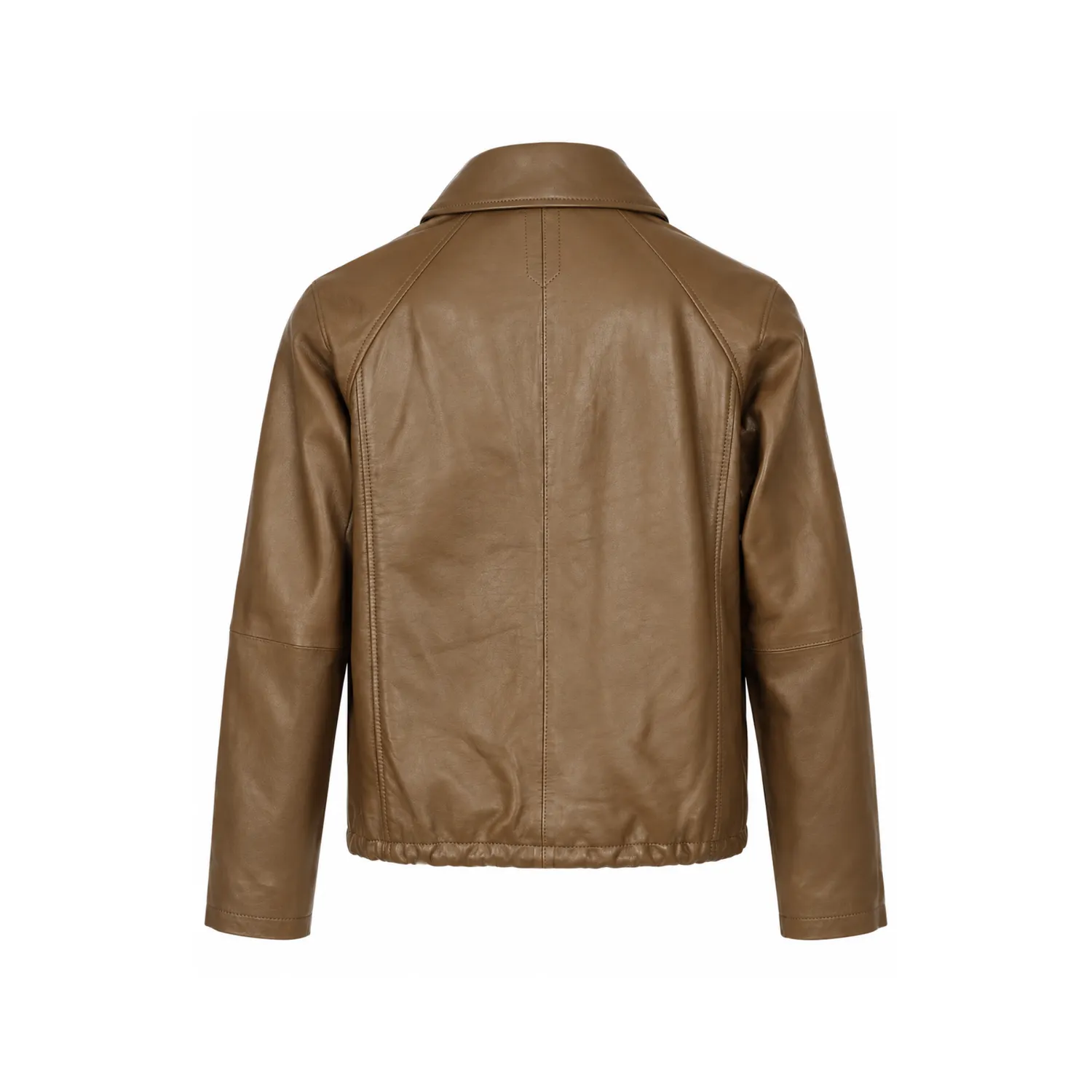 Oakwood Melrose 65314 blouson cuir marron clair mouton