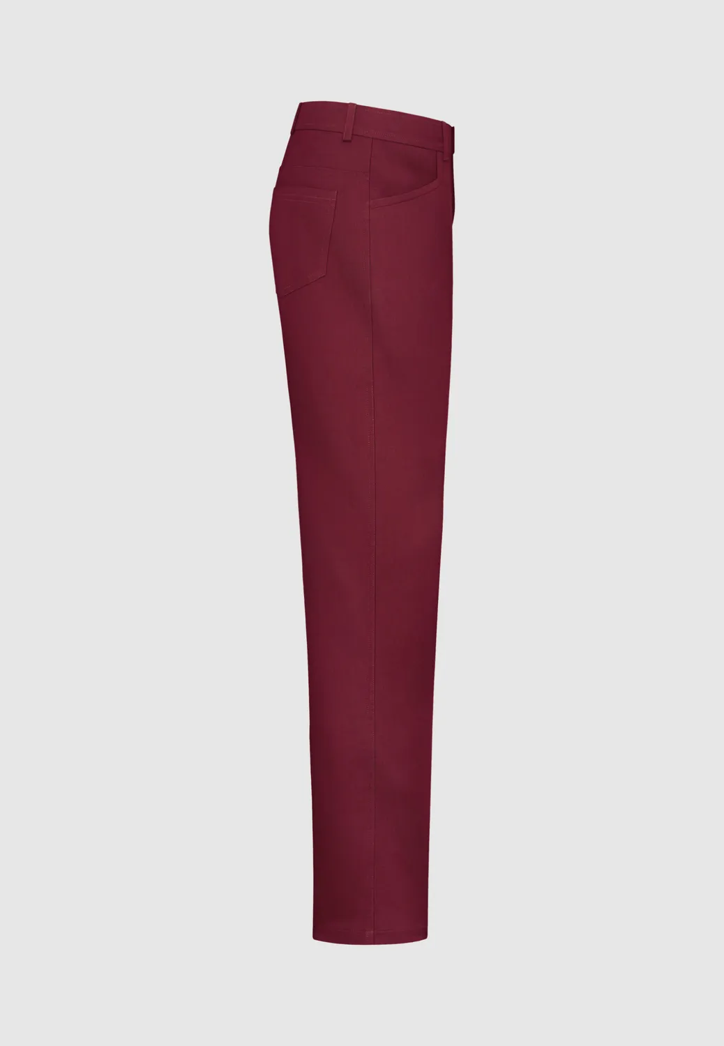Pierre Talamon pantalon chino coton bordeaux