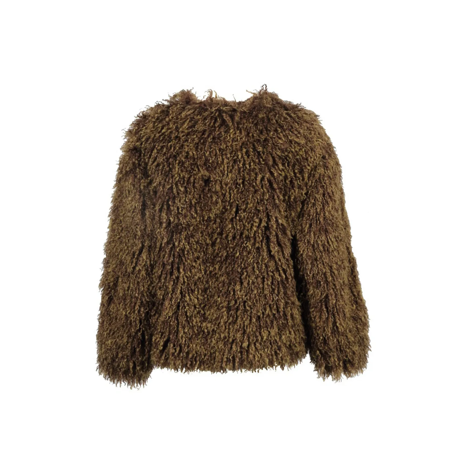 Oakwood Kyoto 65263 veste fausse fourrure bronze courte