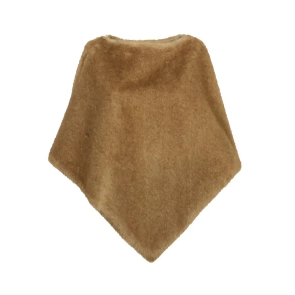Oakwood Megeve 65294 poncho fausse fourrure taupe