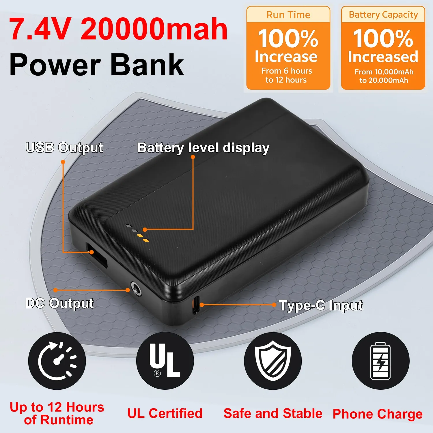 Vapesoon gilet chauffant XS 15 zones batterie 20000mAh