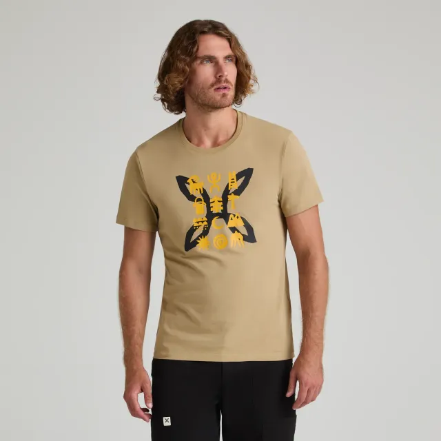 Montura Rock Painting T-shirt coton beige