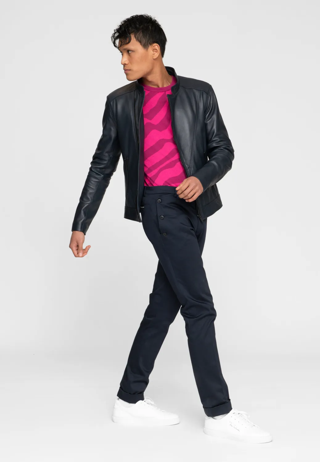 Pierre Talamon Break T-shirt Rose Fuchsia Homme