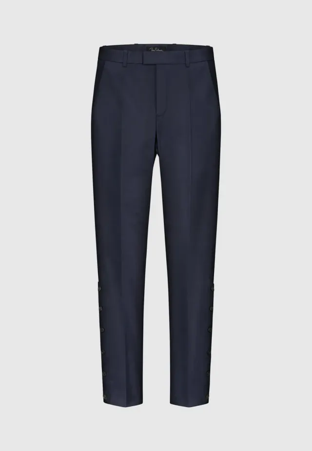 Pierre Talamon Jump pantalon marine coupe droite