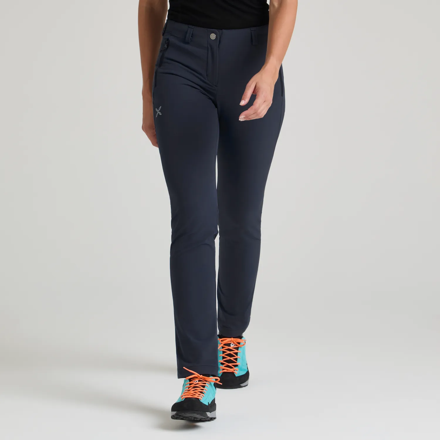 Montura Groove Pants Woman pantalon bleu graphite stretch