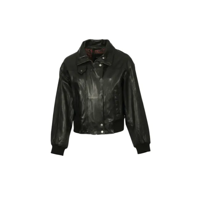 Oakwood Henriette 65344 blouson cuir court noir