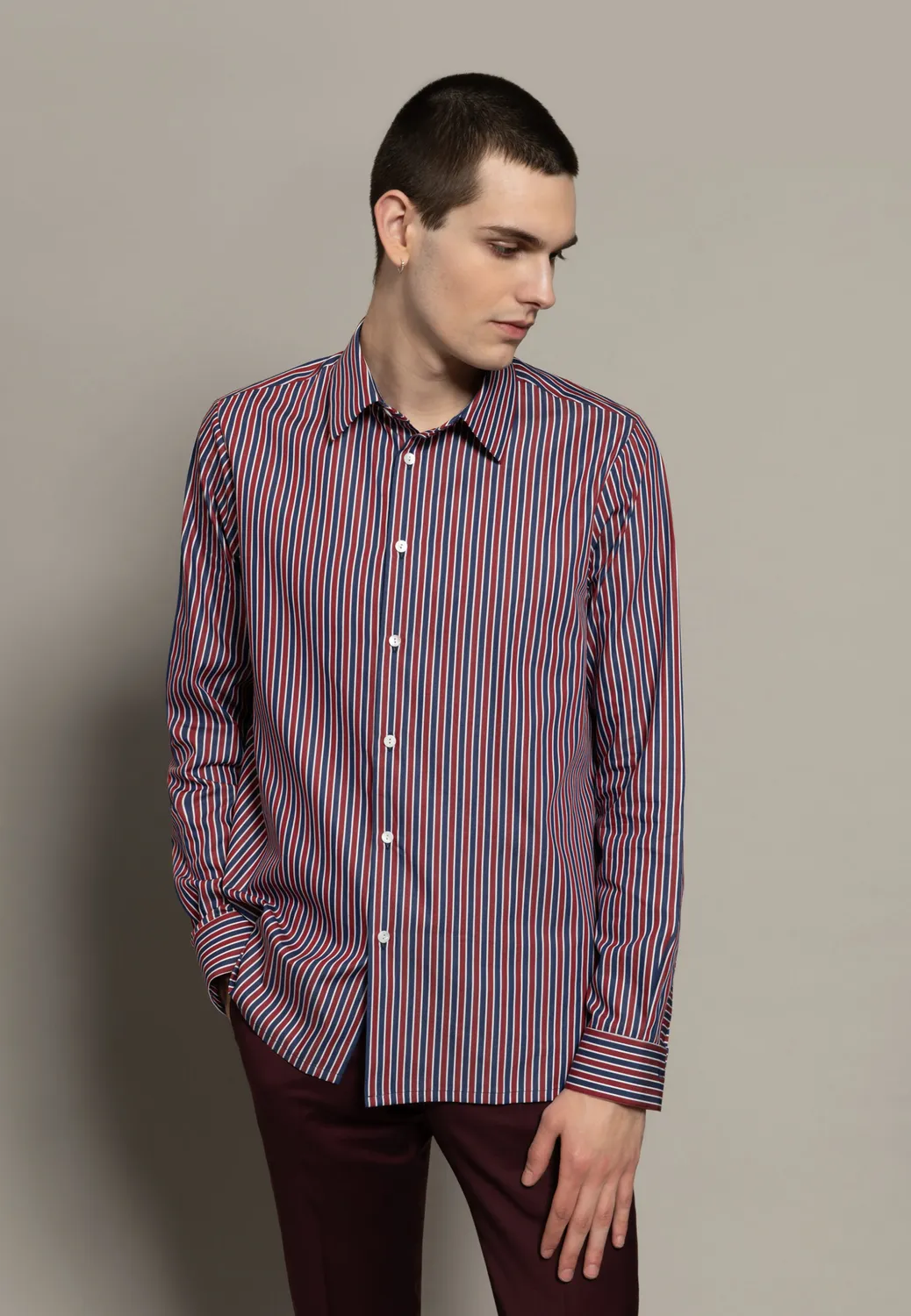 Pierre Talamon Regatta chemise rayures coton