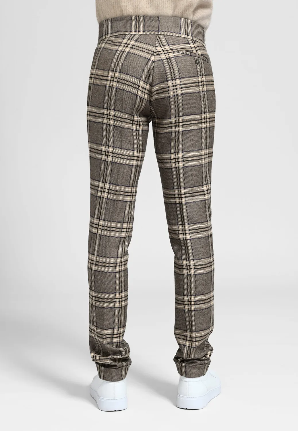 Pierre Talamon Pantalon à Carreaux Homme Classique