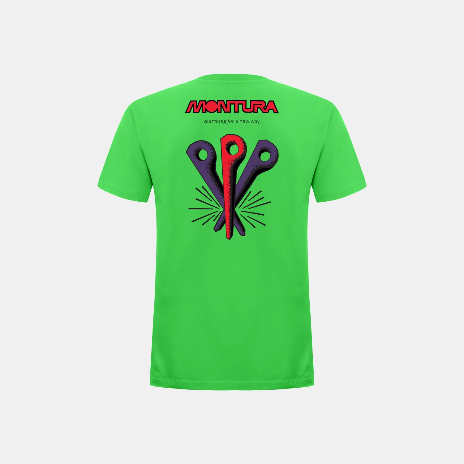 Montura Pitons T-Shirt t-shirt homme blanc coton bio