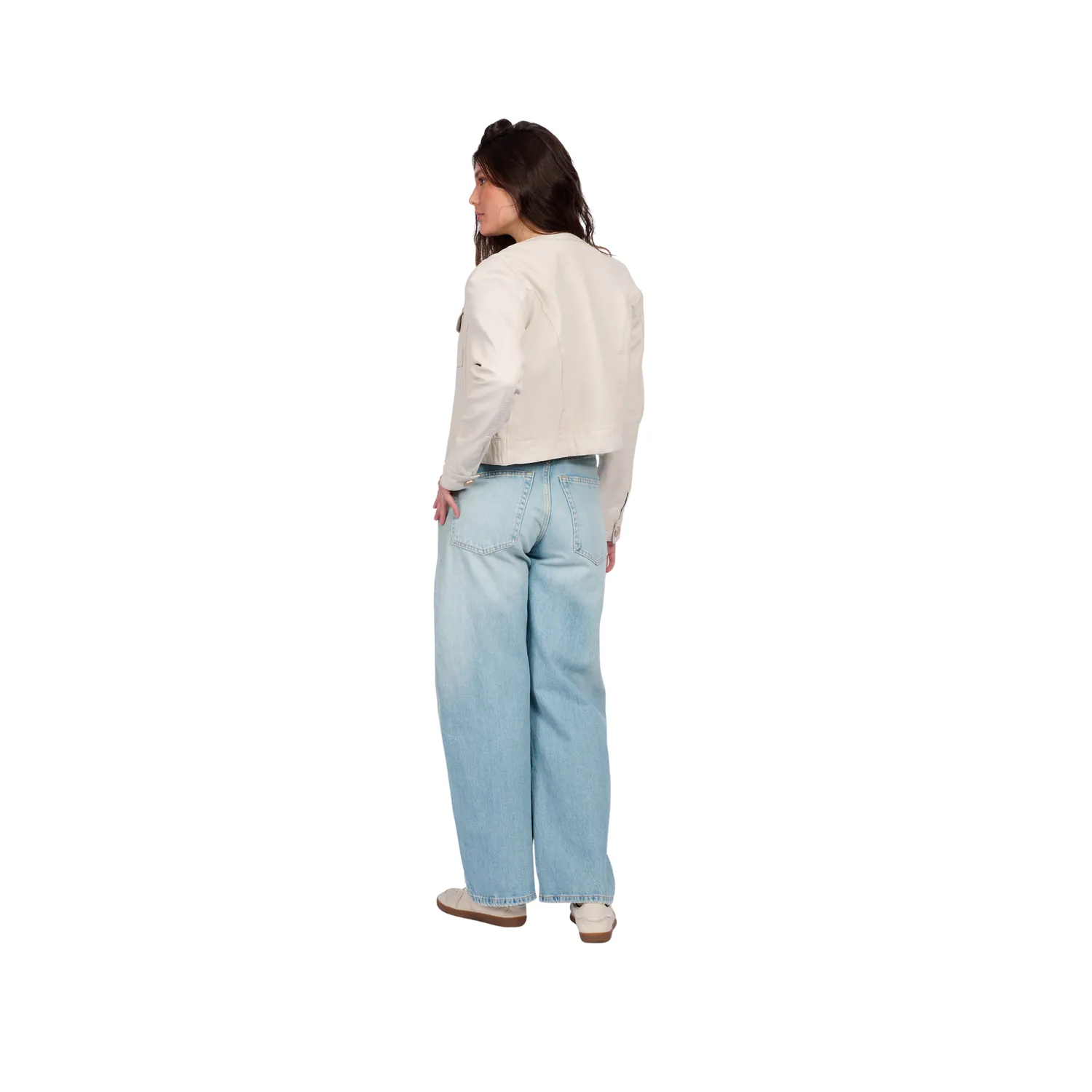 Oakwood Susan 65161 veste cuir blanc