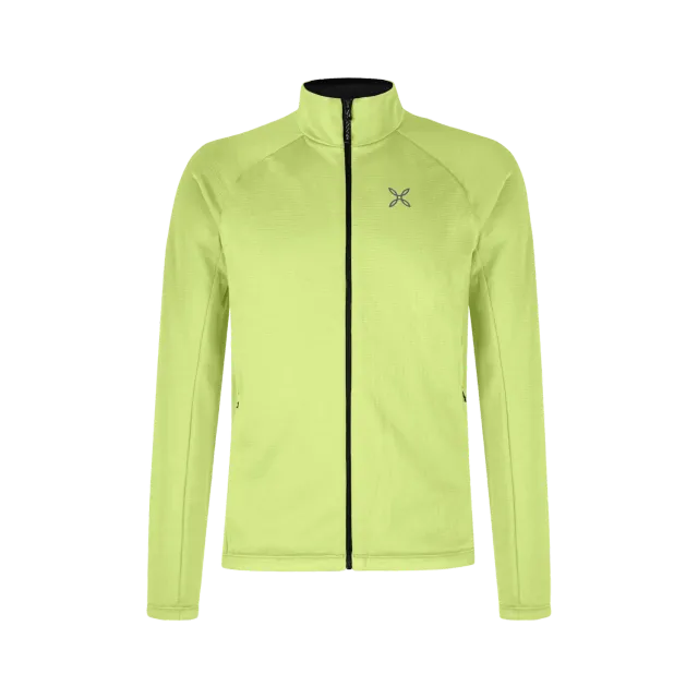 Montura Fadis Grid polaire homme vert sauge zippée