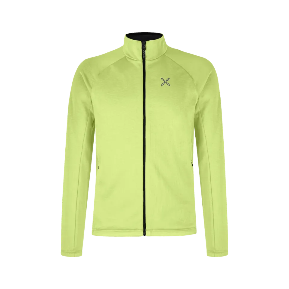 Montura Fadis Grid polaire homme vert sauge zippée