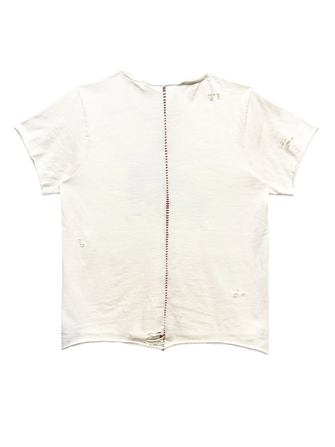 Paolo Leduc Desire t-shirt blanc coton effet usé