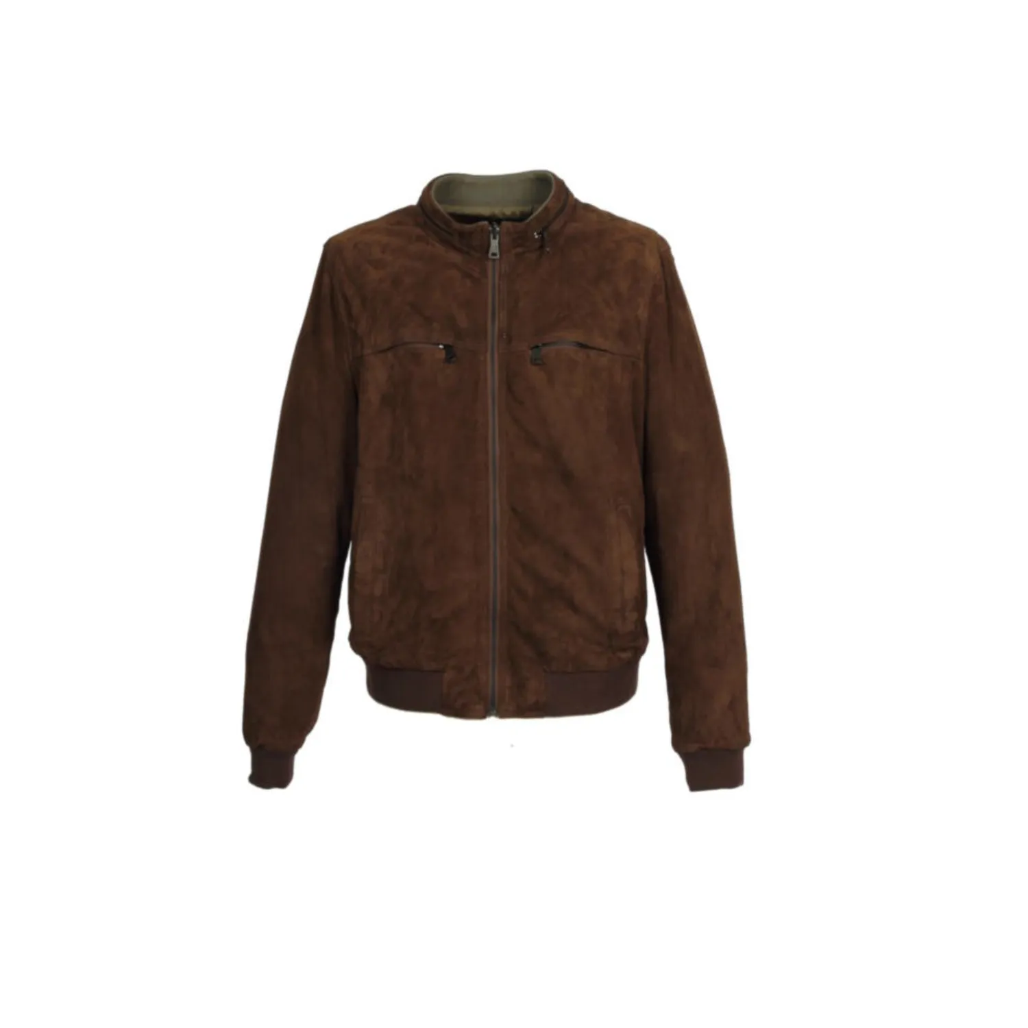 Oakwood Dylan 65208 blouson cuir réversible kaki-marron
