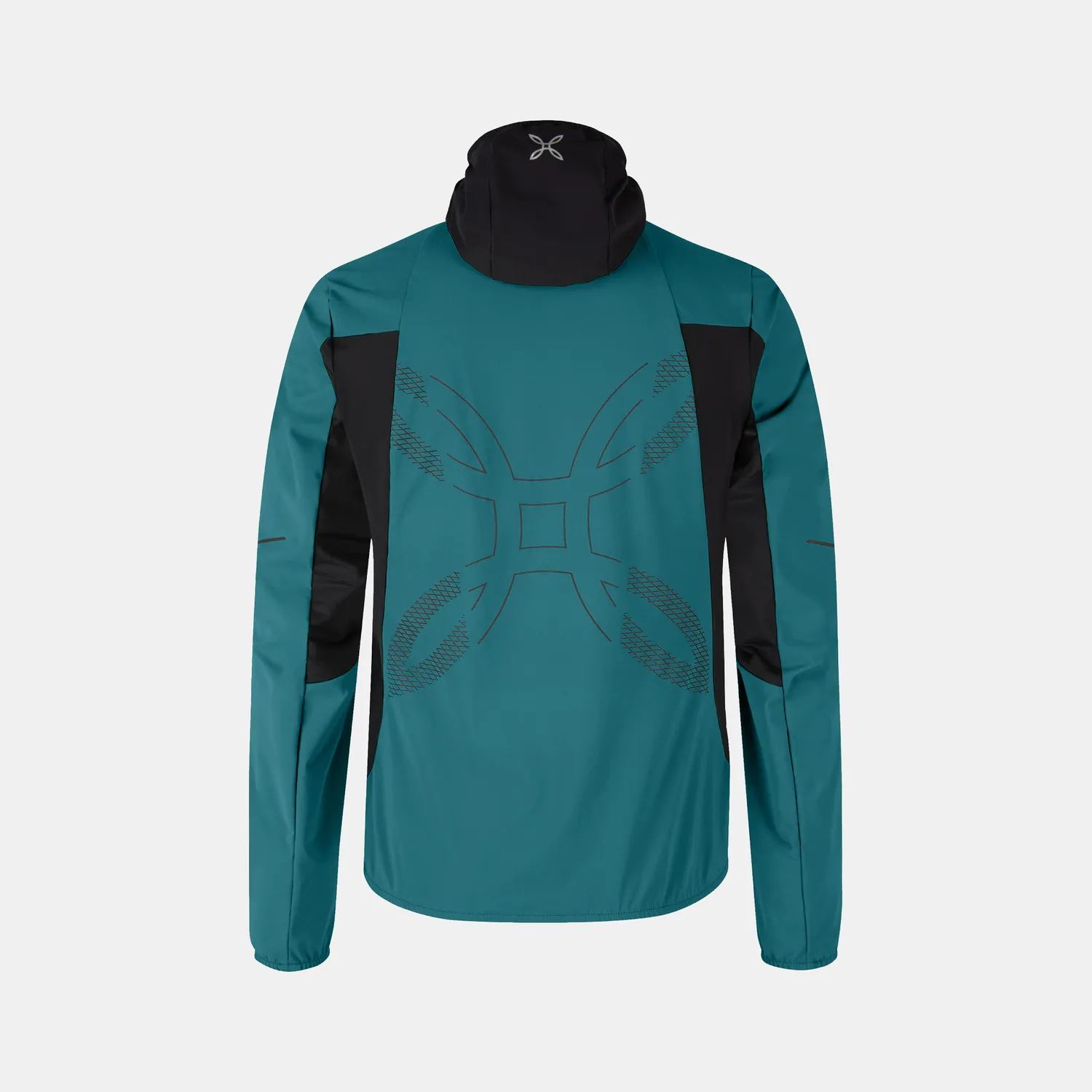 Montura Flash Hooded veste softshell vibe green coupe-vent