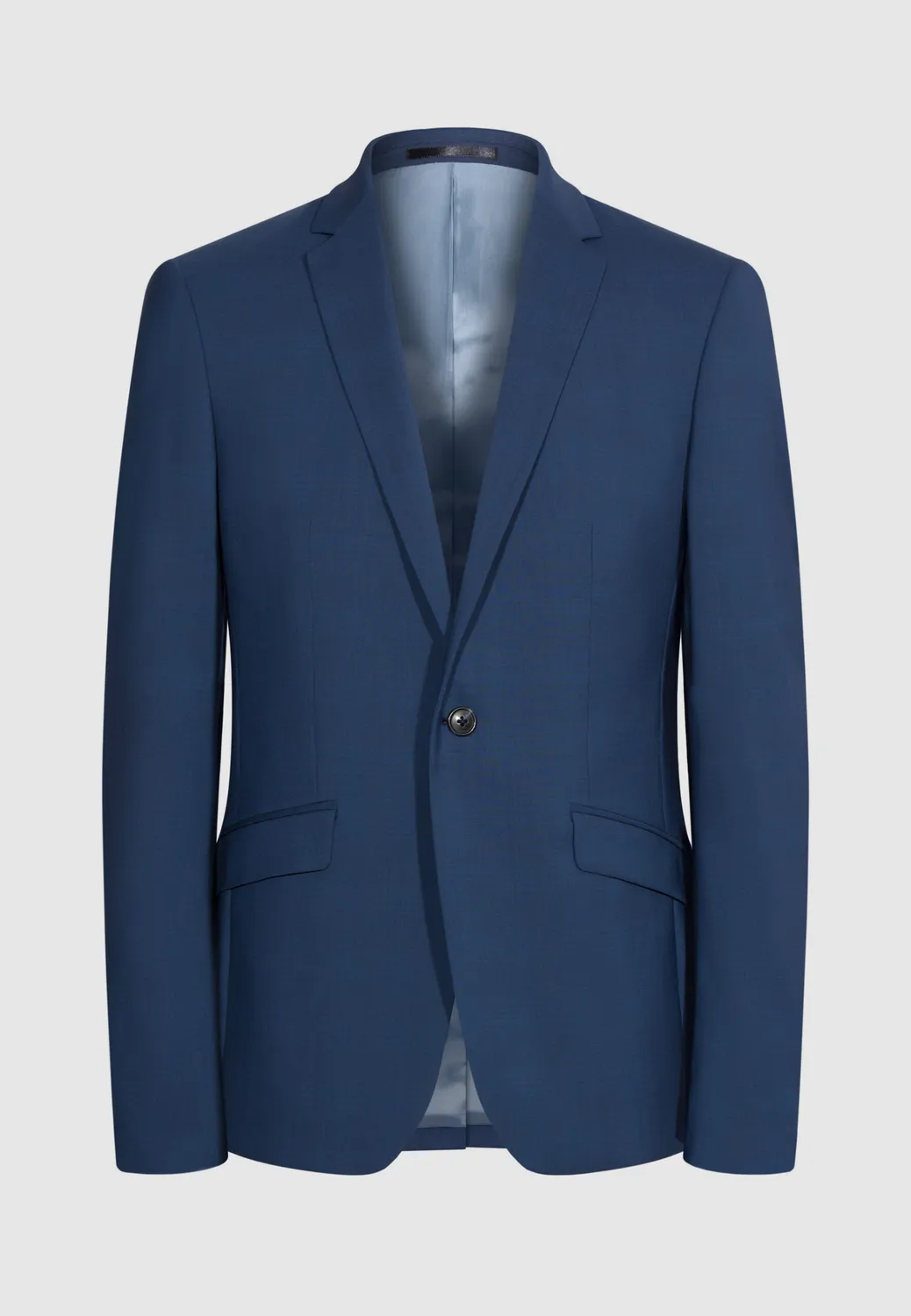 PIERRE TALAMON Bleu De Prusse costume homme laine slim