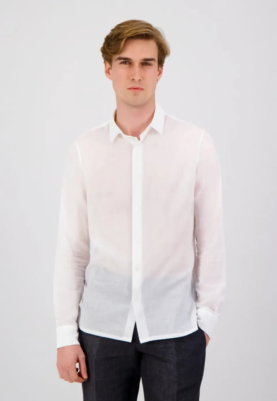 Pierre Talamon Etamine chemise homme