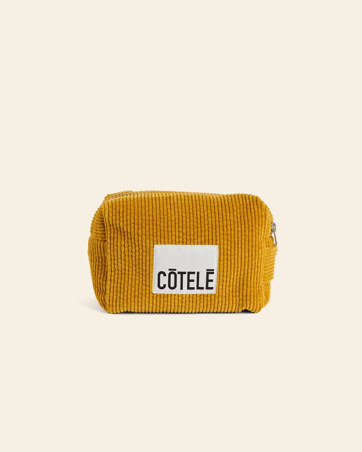 Cotelé Paris trousse de toilette miel velours bio