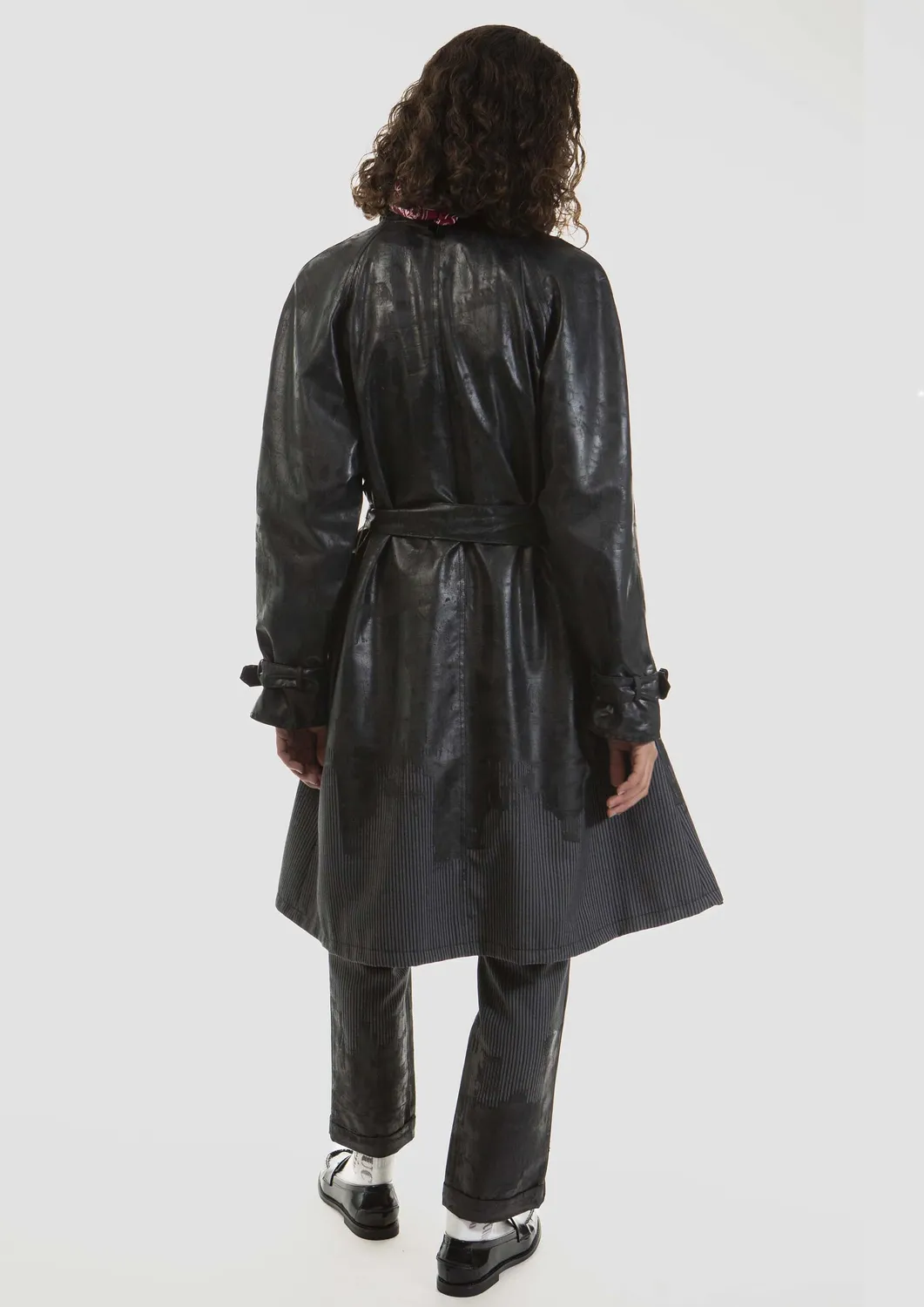 Paolo Leduc Black Pearl trench noir taille M