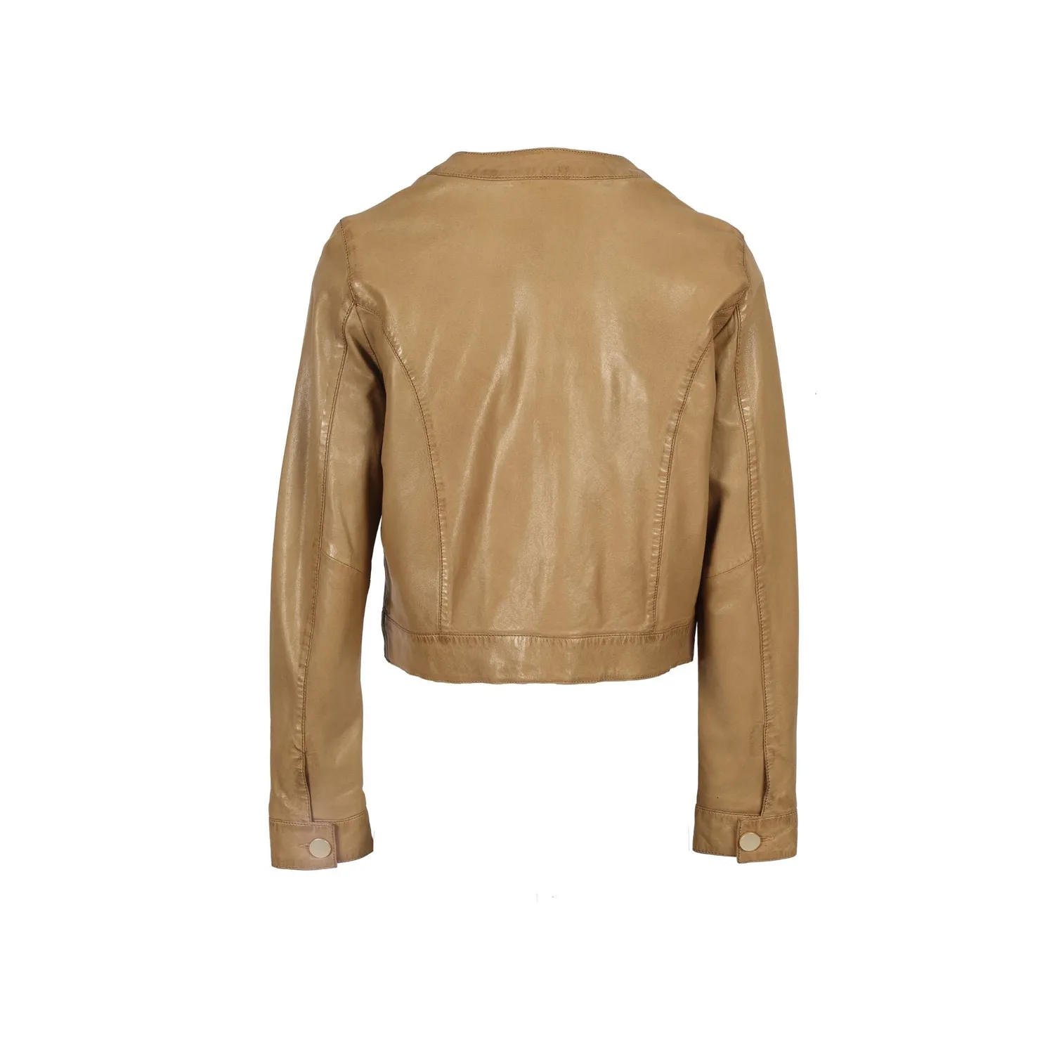 Oakwood Susan 65161 veste cuir marron clair