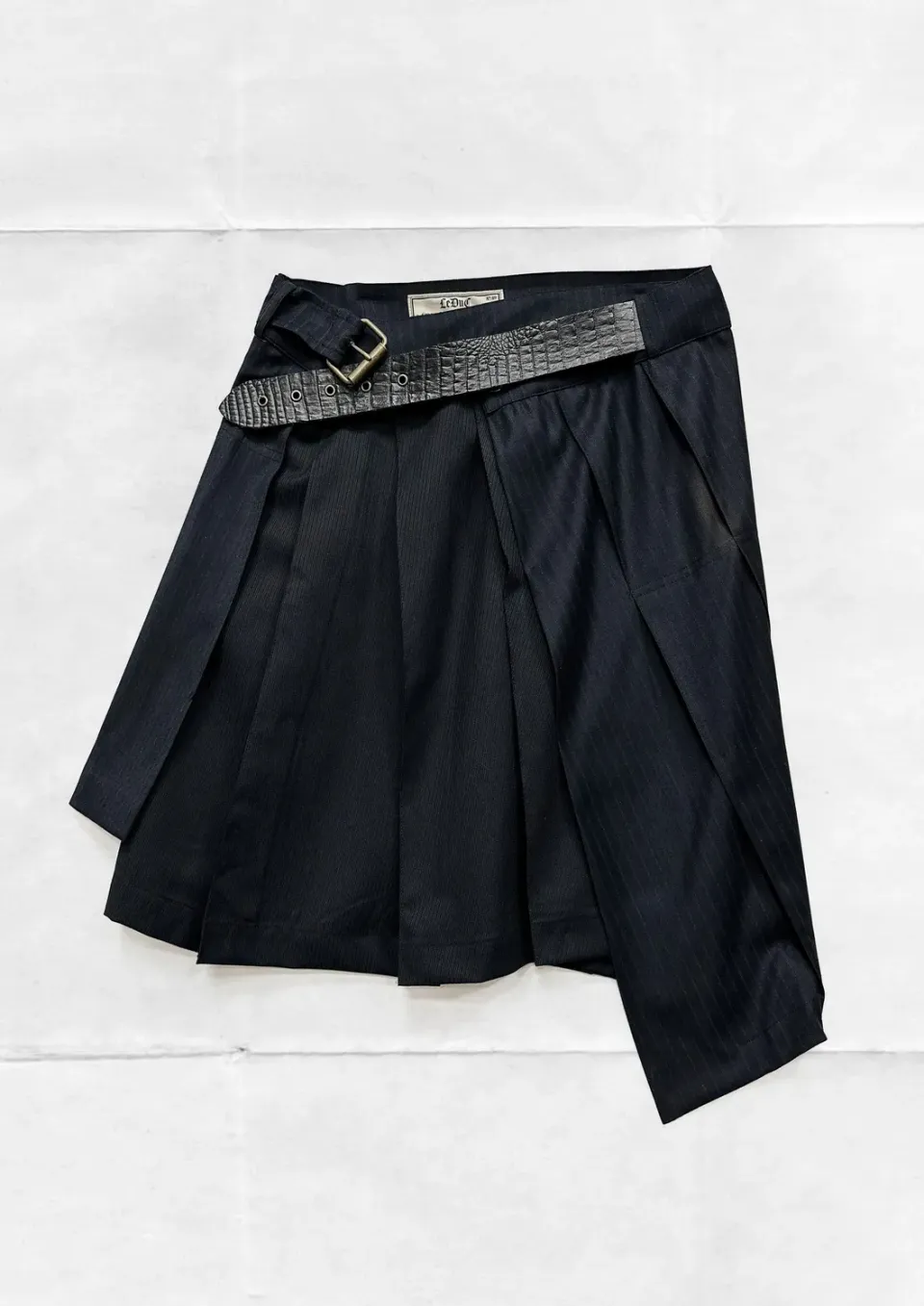 Paolo Leduc Hybrid jupe kilt réglable plissée