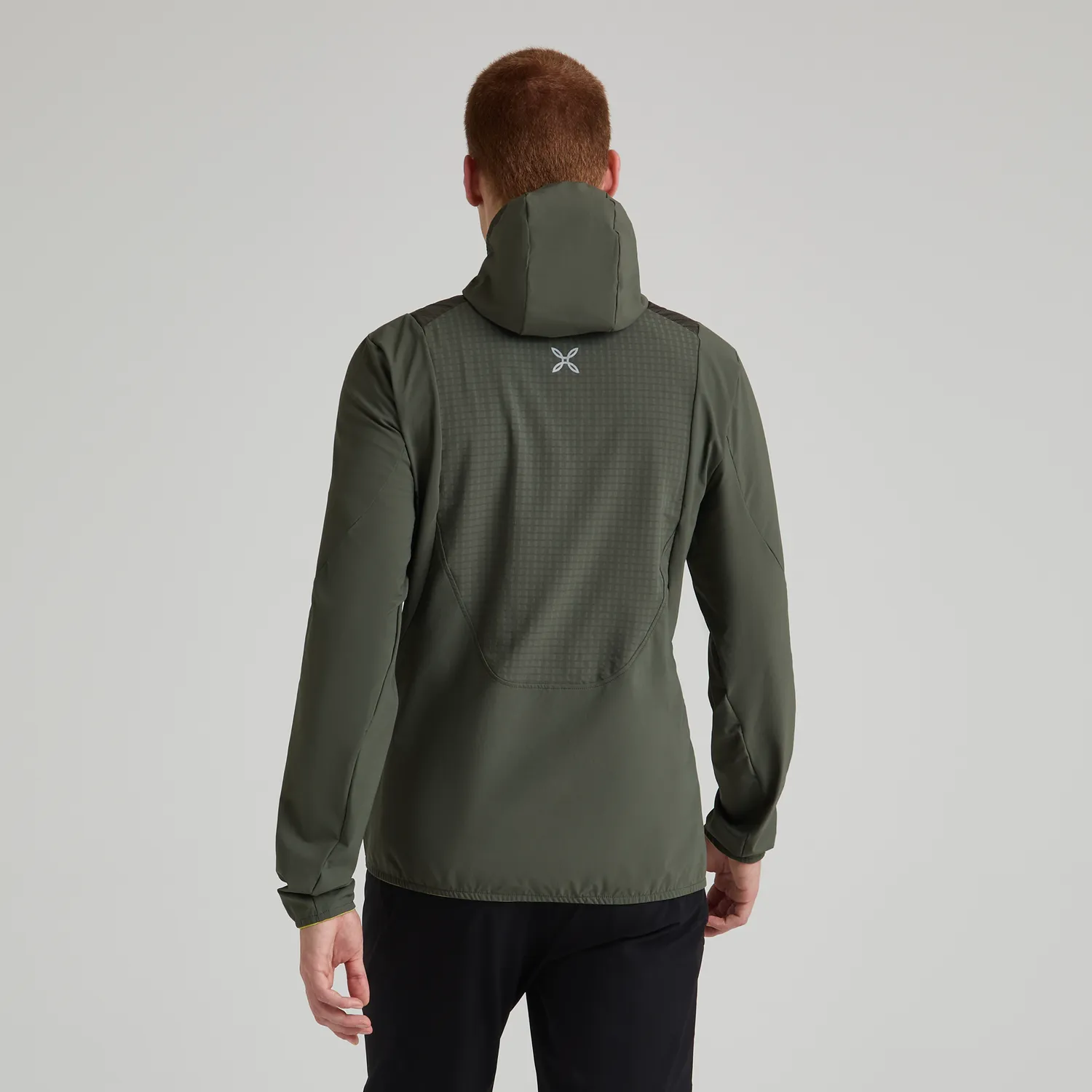 Montura Trace Hybrid veste homme noir isolée