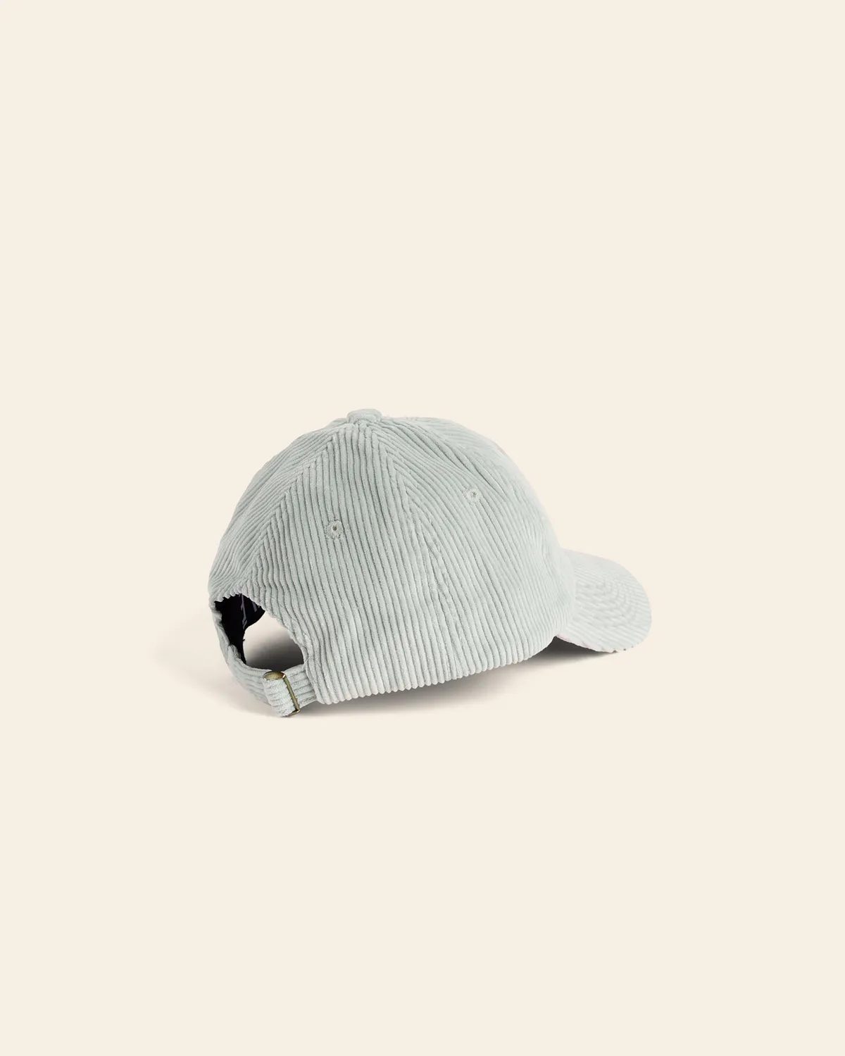 Cotelé Paris casquette sauge velours côtelé