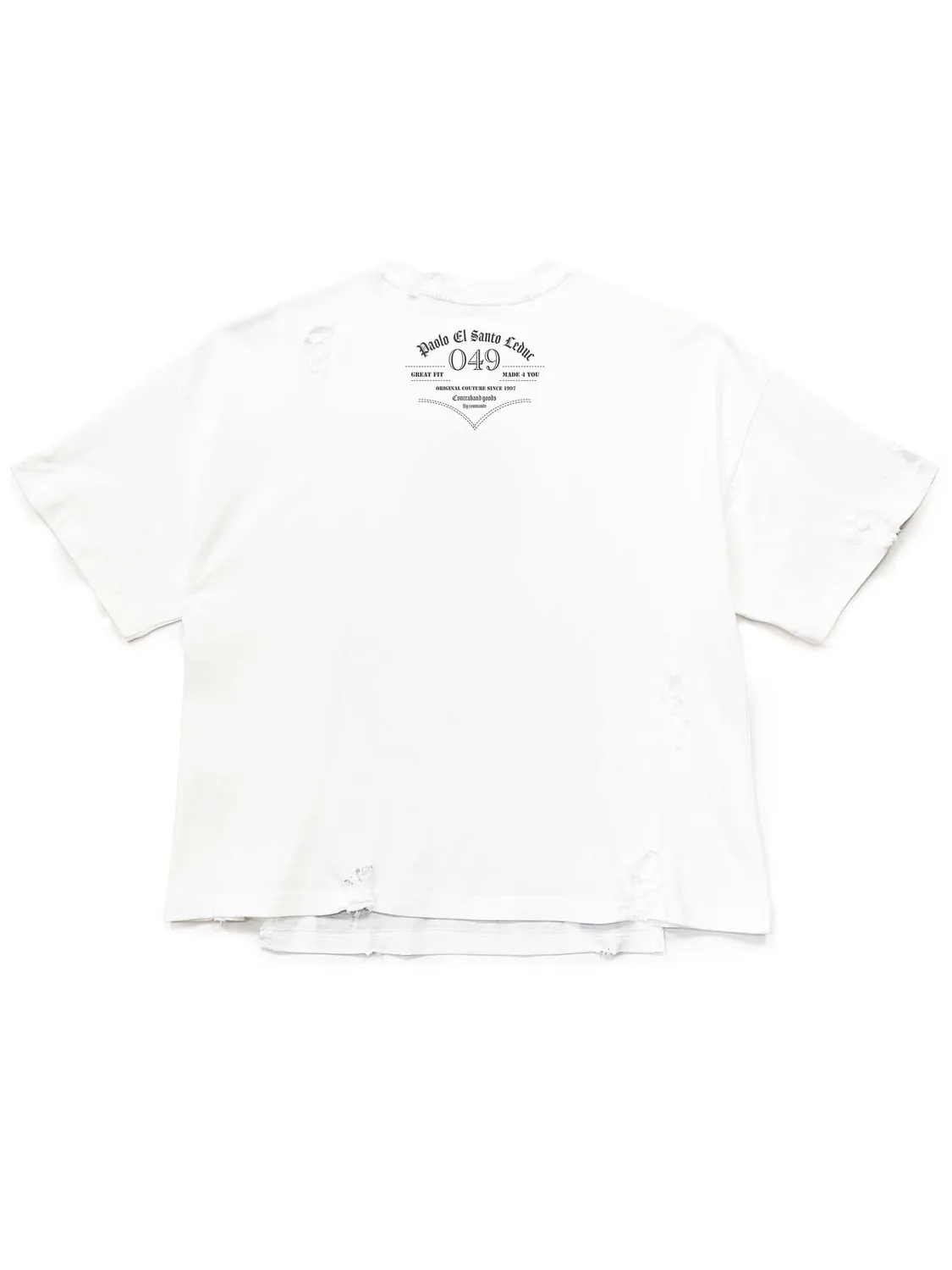 Paolo Leduc Tattooed Leduc t-shirt blanc bio