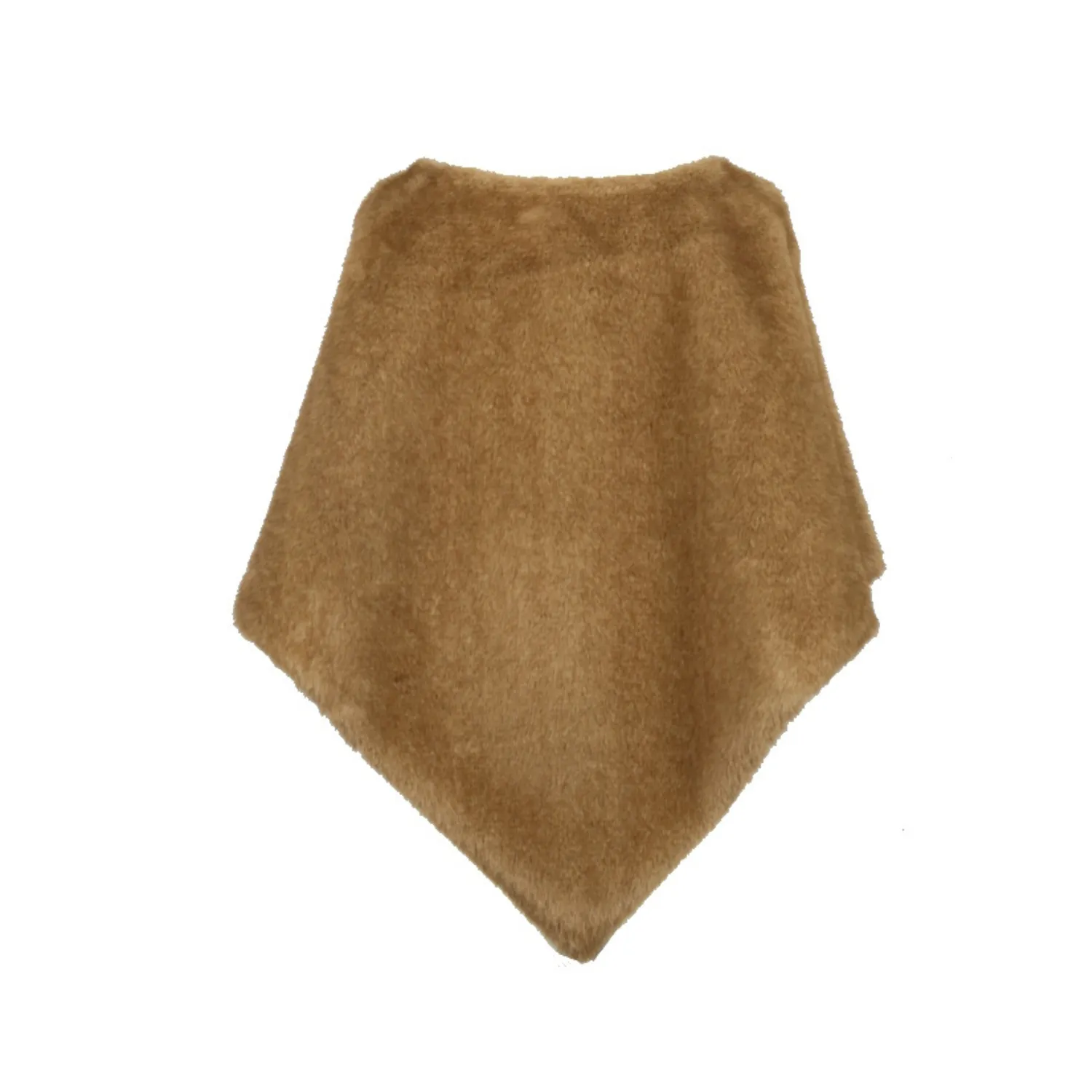 Oakwood Megeve 65294 poncho fausse fourrure taupe