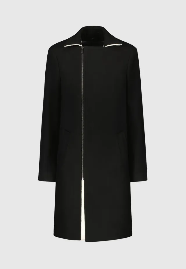 Pierre Talamon Kéros manteau noir hiver