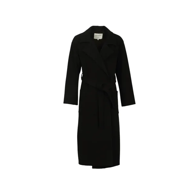 Oakwood Reality 65362 manteau laine noir ceinture