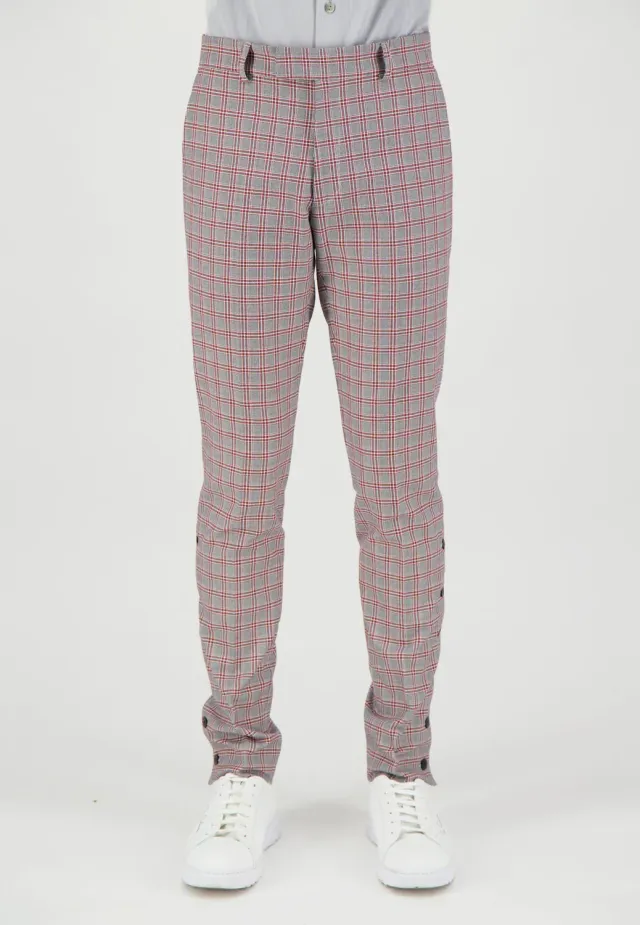 Pierre Talamon Jump pantalon à carreaux motif carreaux