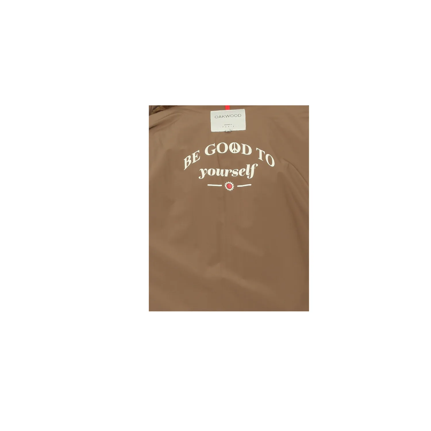 Oakwood Etna blouson fausse fourrure choco capuche