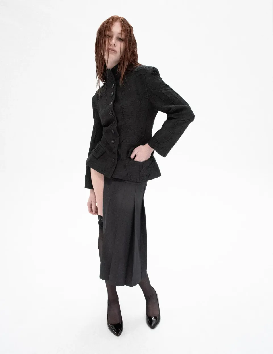Paolo Leduc The Sacrament blazer froissé