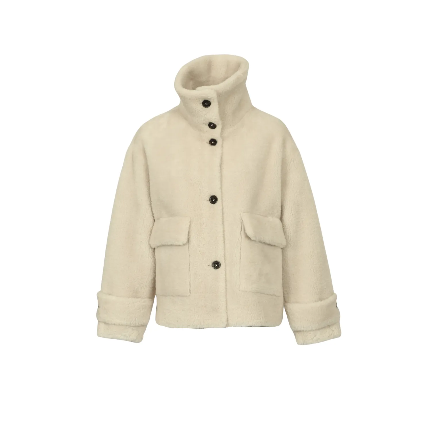Oakwood Anne 65252 veste fausse fourrure marron