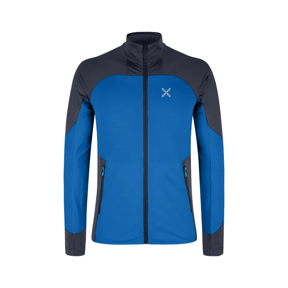 Montura Rise Maglia polaire homme bleu graphite respirante