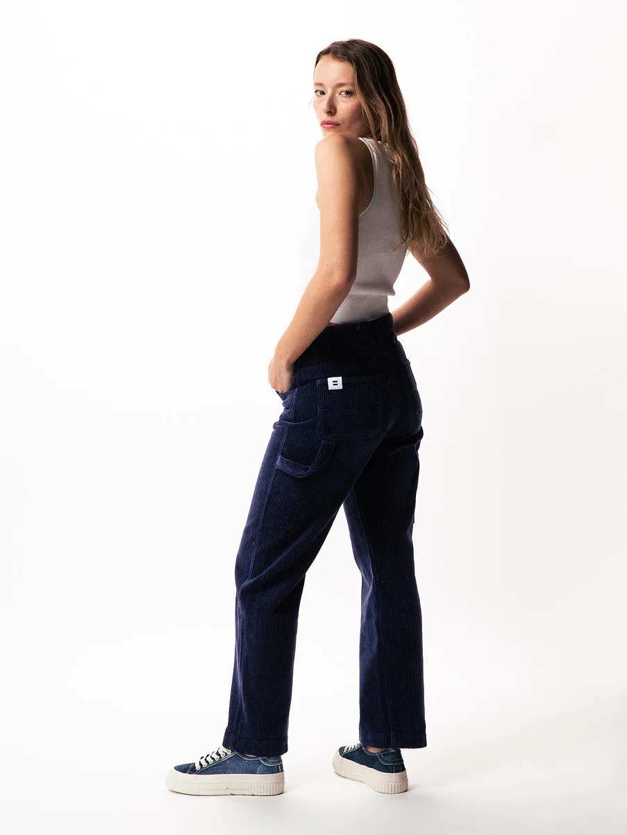 Cotelé Paris Charpentier pantalon cargo navy coton bio
