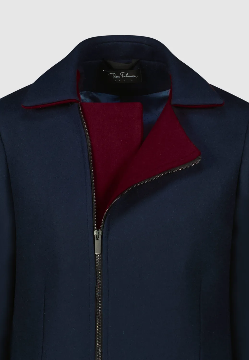 Pierre Talamon Kéros manteau marine hiver
