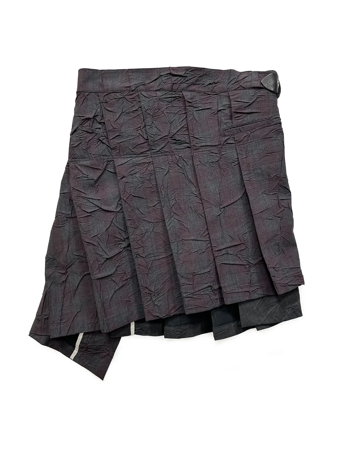 Paolo Leduc Messy Business kilt hybride froissé