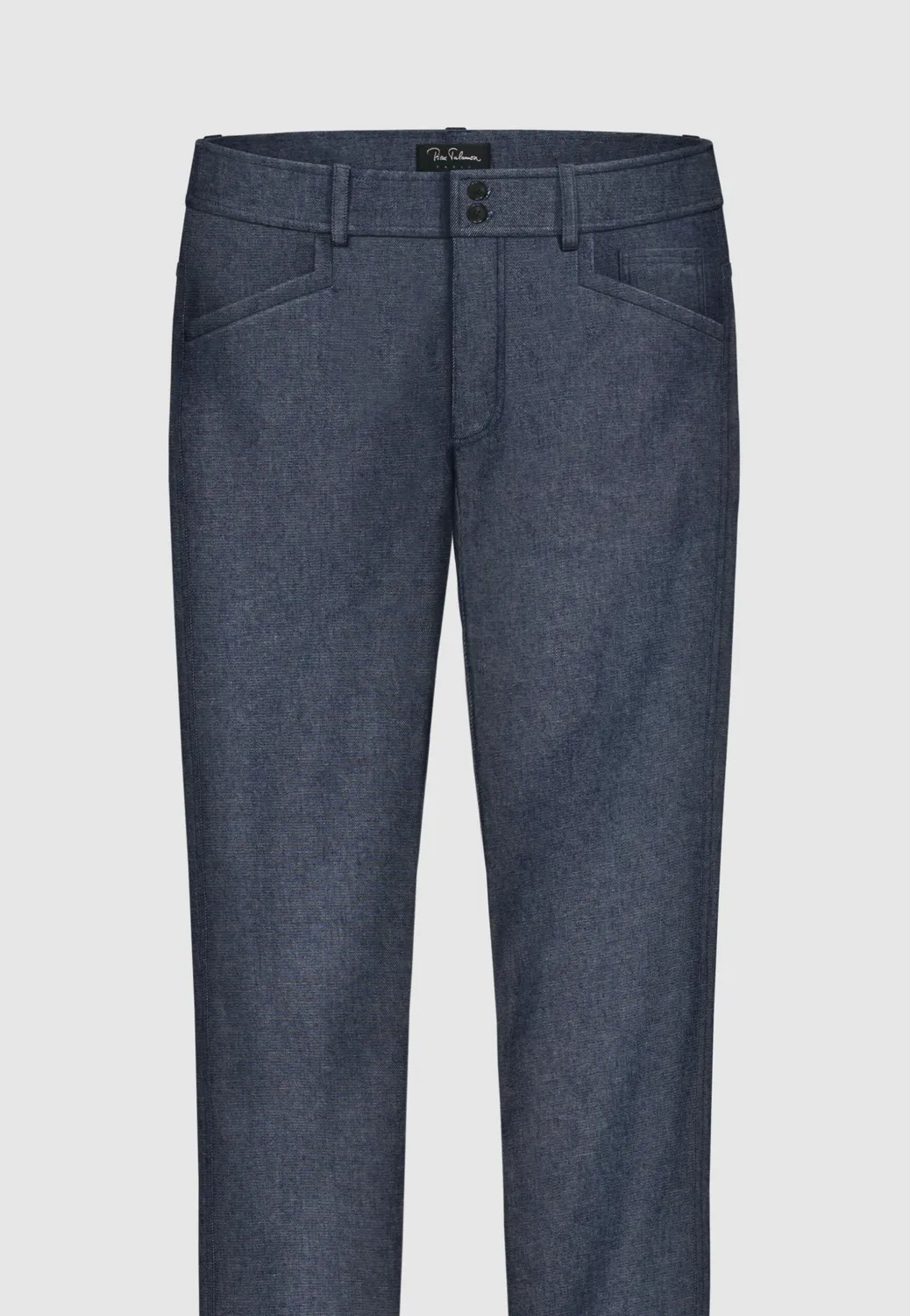 Pierre Talamon jean bleu denim stretch coupe droite