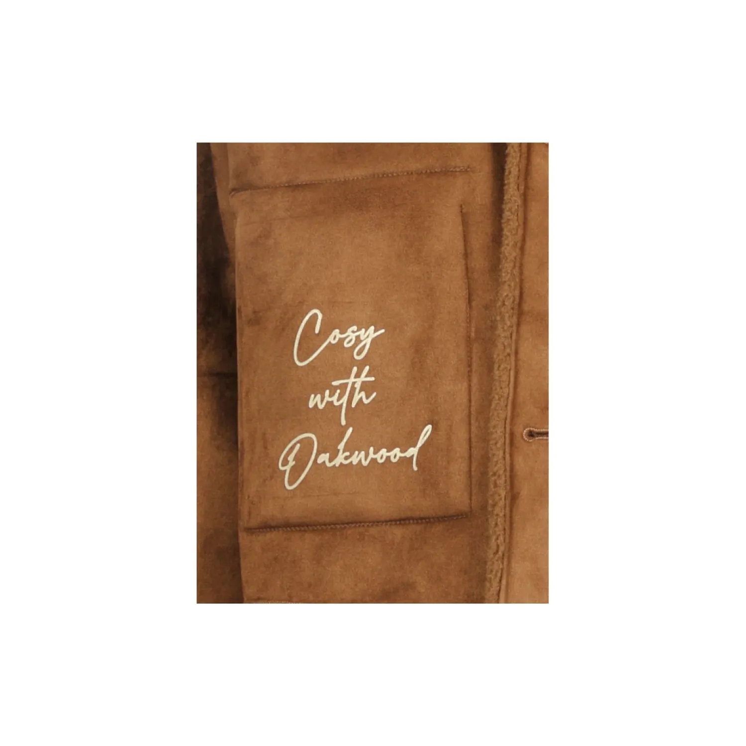Oakwood Anne 65252 veste fausse fourrure whisky