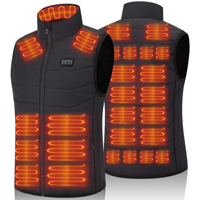 Vapesoon gilet chauffant 26 zones taille L noir
