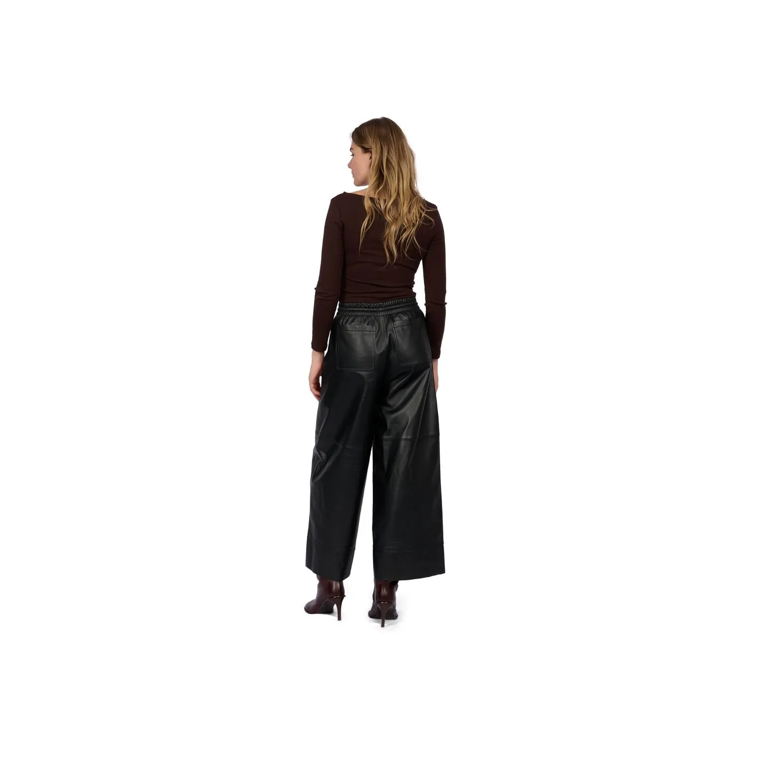 Oakwood Trophee 65318 pantalon cuir mouton noir 7/8